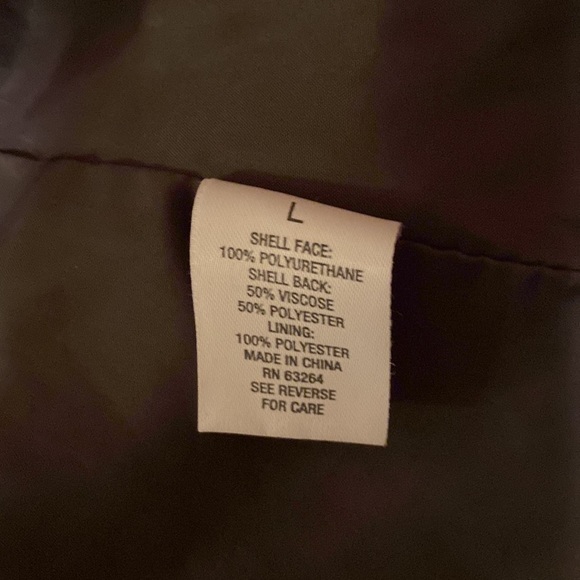 Roz & Ali dark grey pleather jacket - Picture 6 of 8